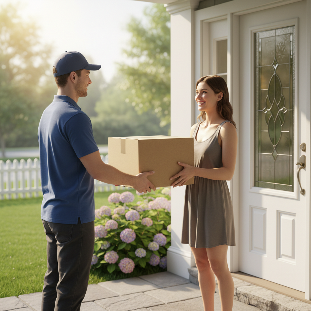 Real delivery photo