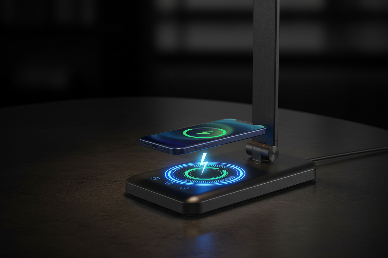 Wireless charging close-up
